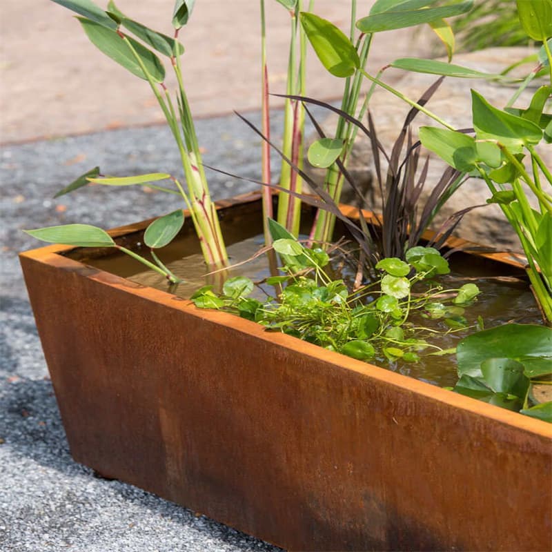 Customized Corten Outdoor Water Fountain Services